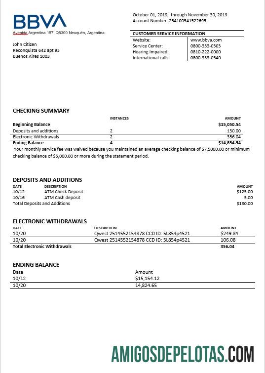 Argentina BBVA laporan pratinjau