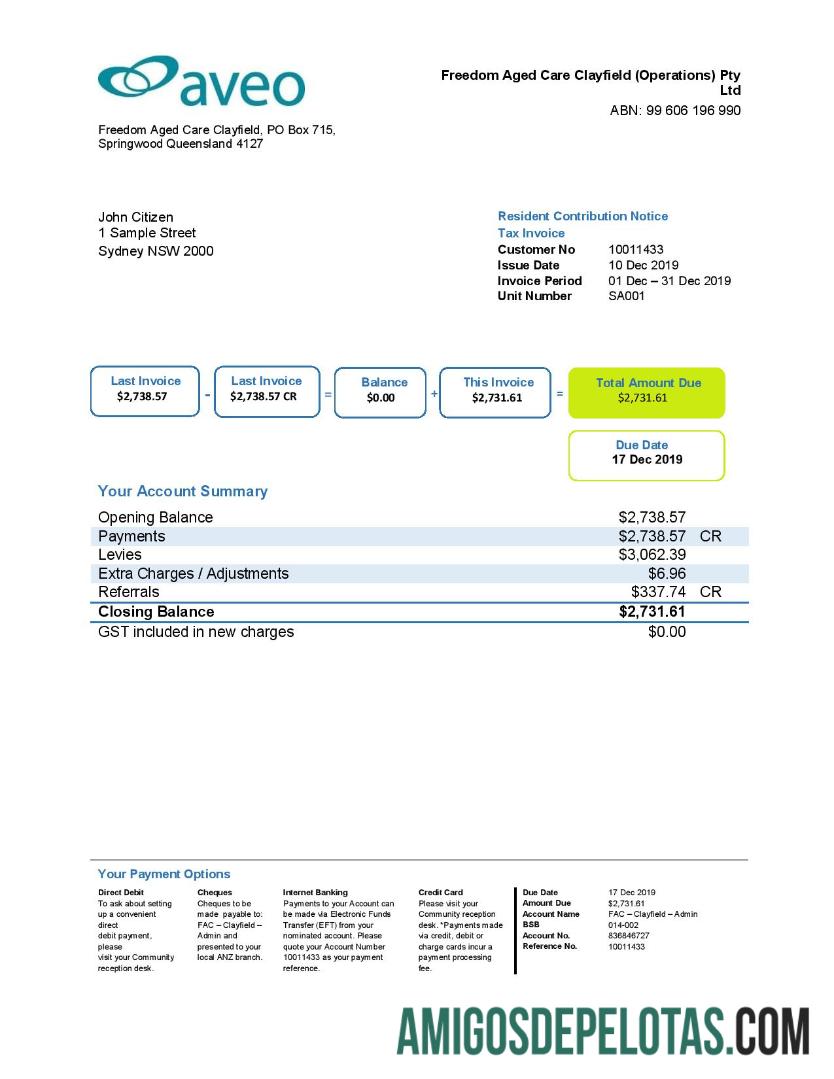 Australia Aveo bank laporan Halaman 001 makering