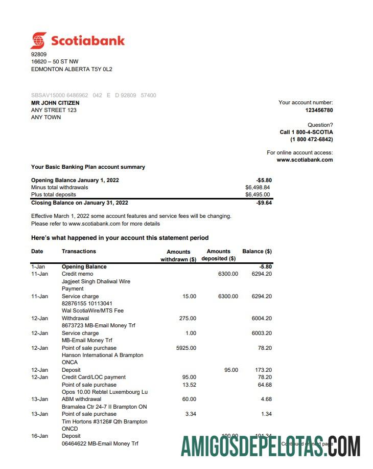 Australia Scotiabank laporan 2 pages XLS desain