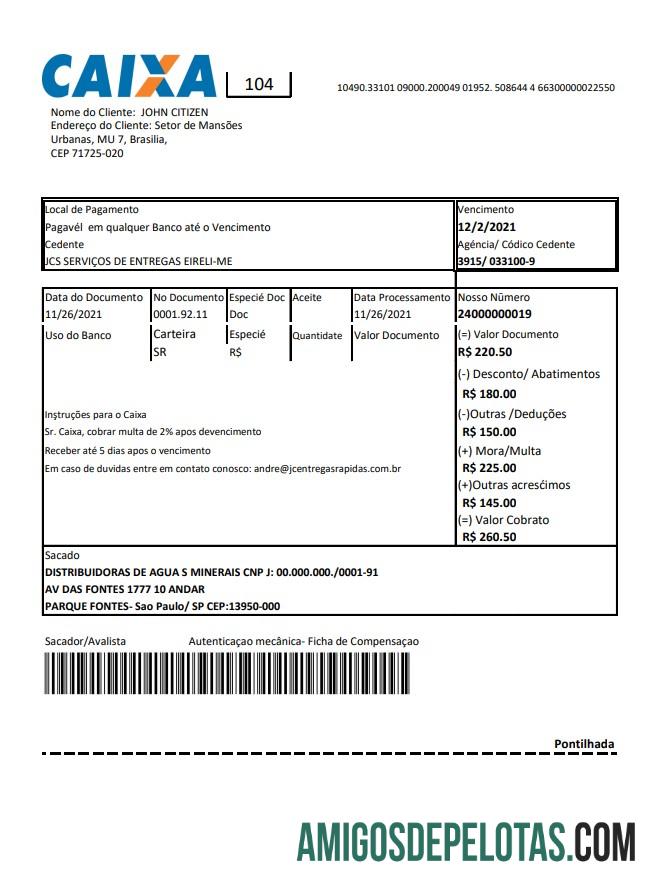 Premium Brasil Caixa bank laporan easy to fill templat in Excel and PDF format