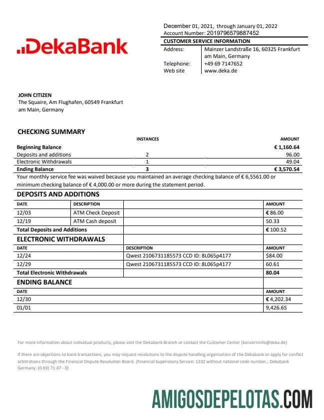 Jerman Dekabank bank laporan pratinjau