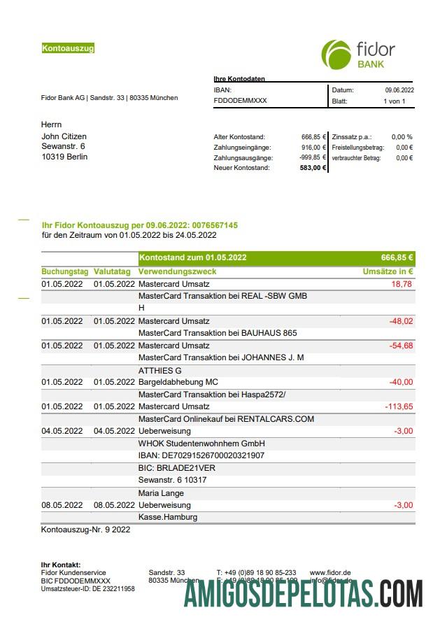 Jerman Fidor bank laporan desain