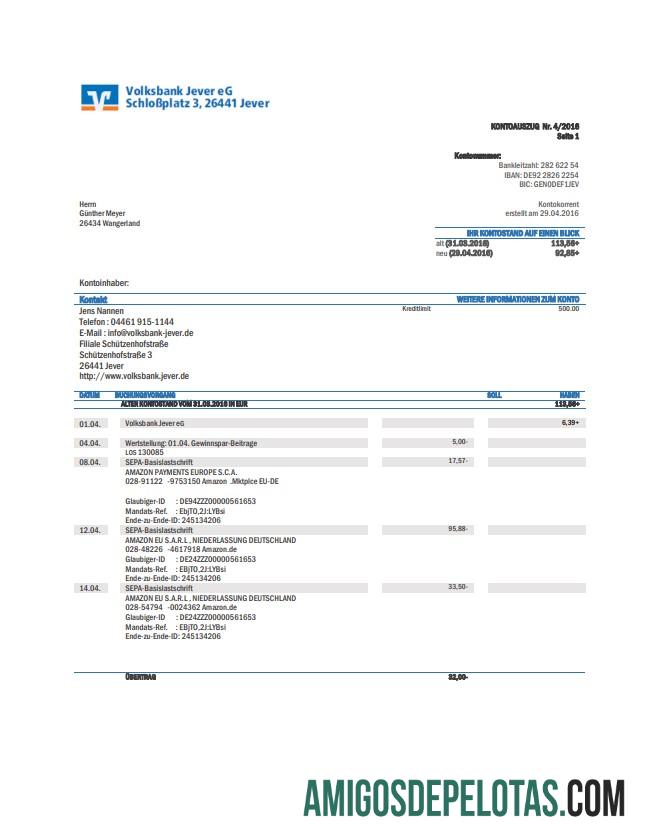 Jerman Volksbank Jever makering