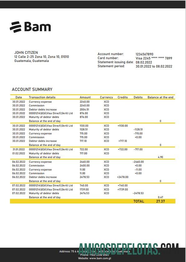 Dapat Diedit Guatemala Agromercantil bank laporan templat, Word and PDF format