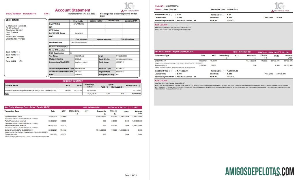 India Axis bank laporan 3 pages pratinjau