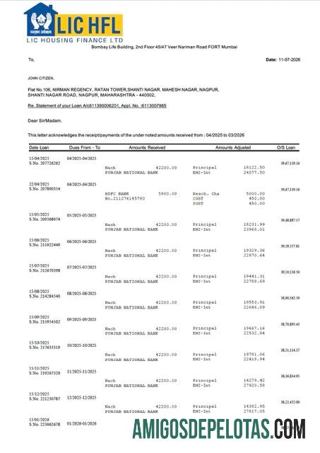 Berkualitas India┬áLIC Housing Keuangan laporan of rekening Word and PDF templat