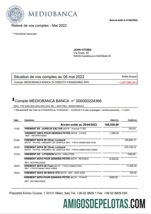 Italia Mediobanca bank laporan makering