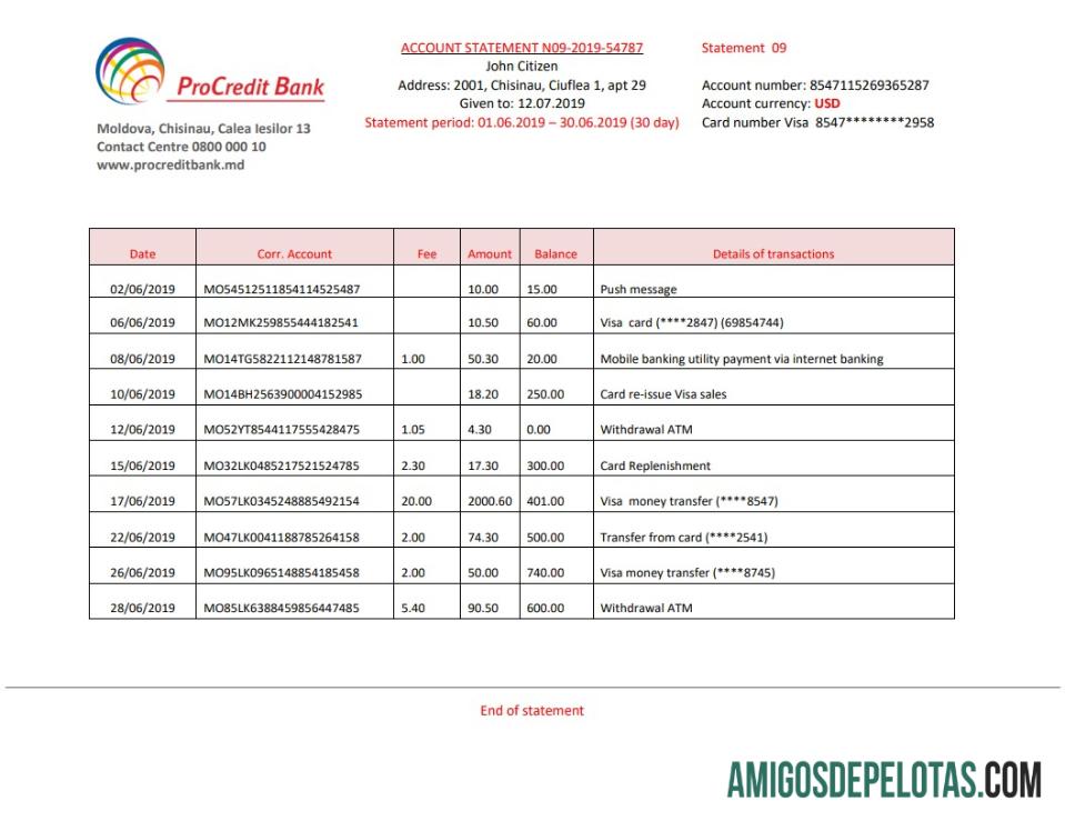 Moldova Pro Kredit bank mold desain