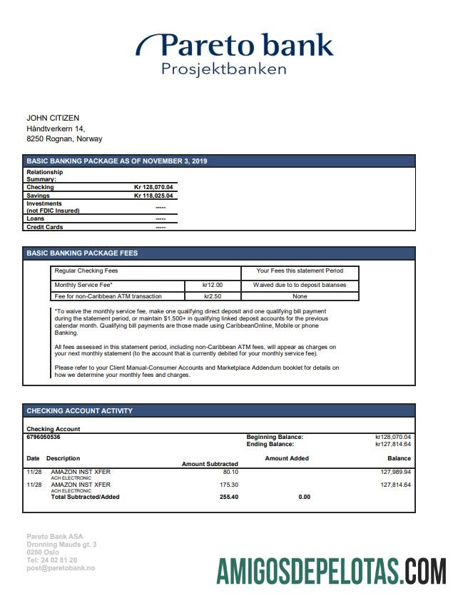 Norwegia Pareto bank pratinjau