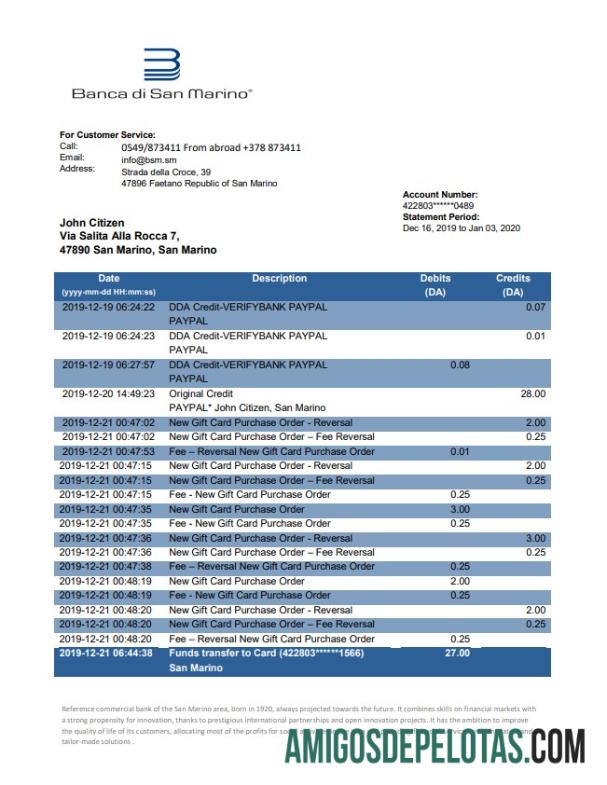 Berkualitas San Marino Banca di San Marino bank laporan templat, Word and PDF format (.doc and .PDF)