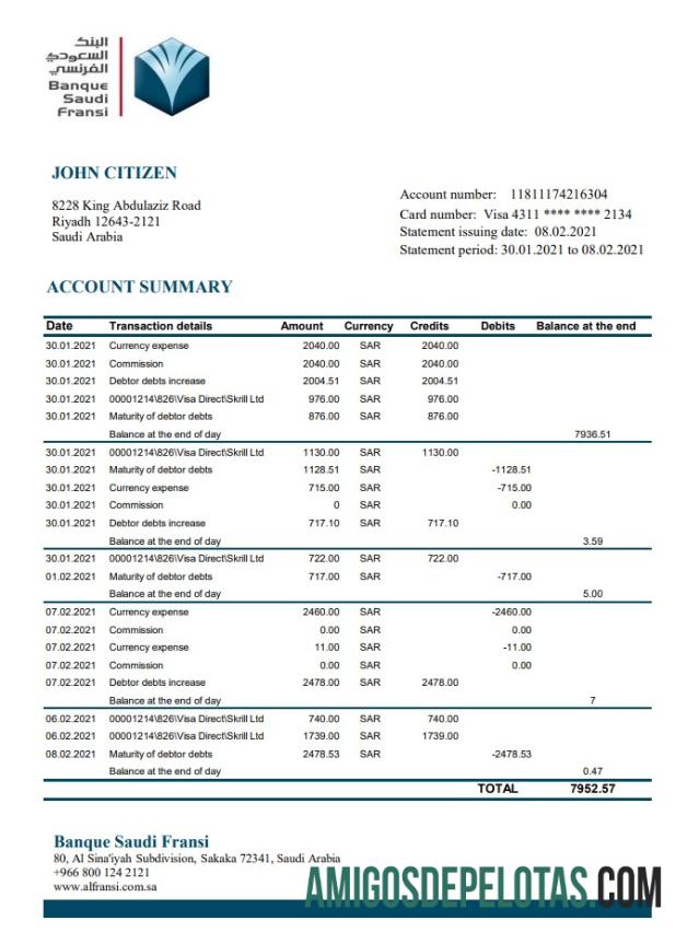 Arab Arab Saudi Banque Arab Saudi Fransi Excel PDF pratinjau