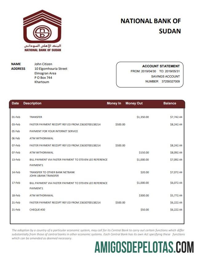 Dapat Diedit Sudan nasional bank of Sudan bank laporan templat in Word and PDF format