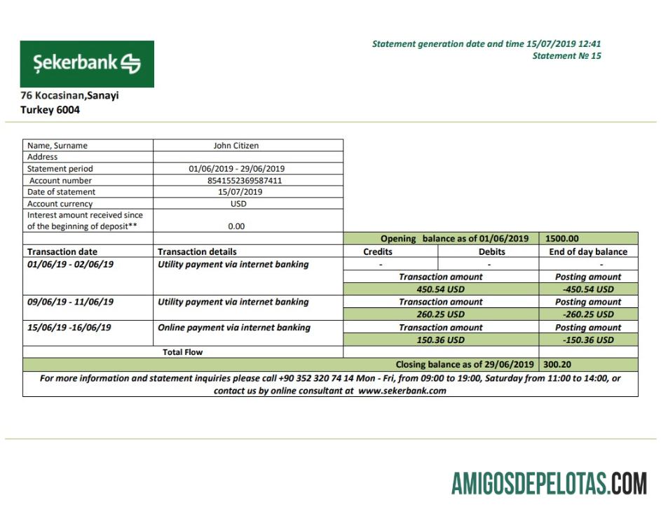 Dapat Diedit Turki Sekerbank bank laporan templat in .doc and .PDF format, fully Dapat Diedit