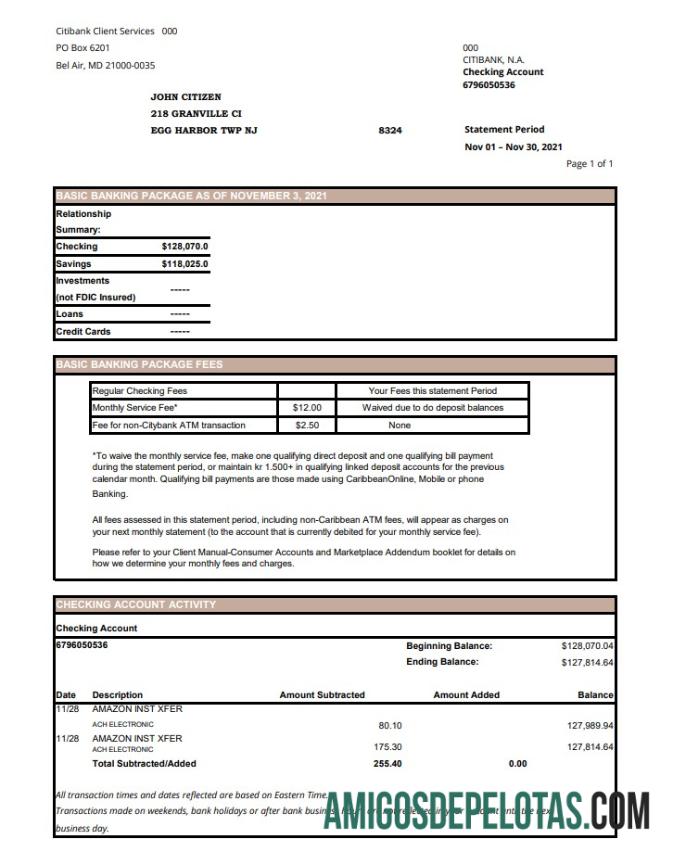 AS City bank Excel PDF sampel