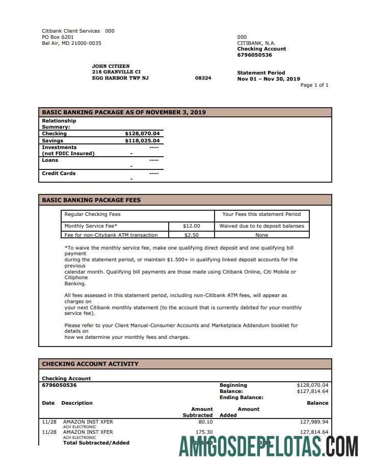 Profesional AS City bank laporan templat in Word and PDF format