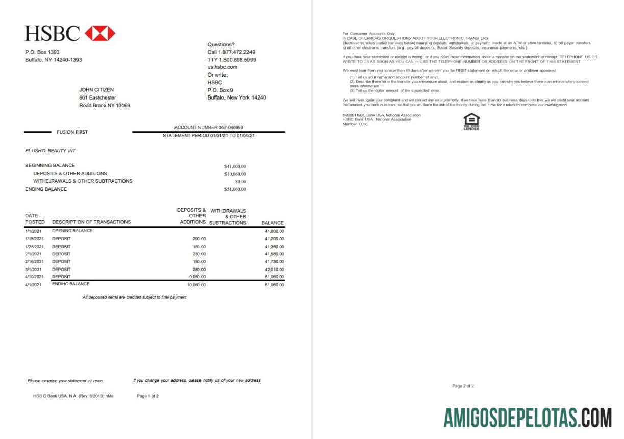 AS HSBC 2 pages versi 2 Excel PDF pratinjau