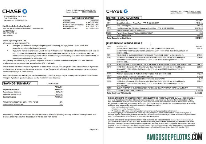 Premium AS JP Morgan Chase bank laporan templat in .XLS and .PDF Berkas format, 2 pages