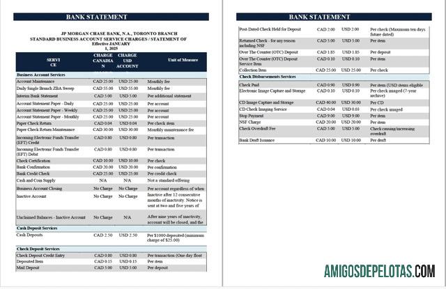 Premium AS JPMorgan Chase bank laporan┬áWord and PDF templat, 2 pages