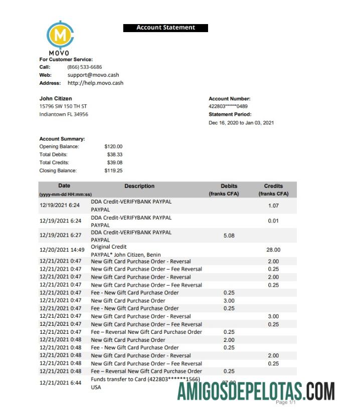 AS MOVO Excel PDF desain