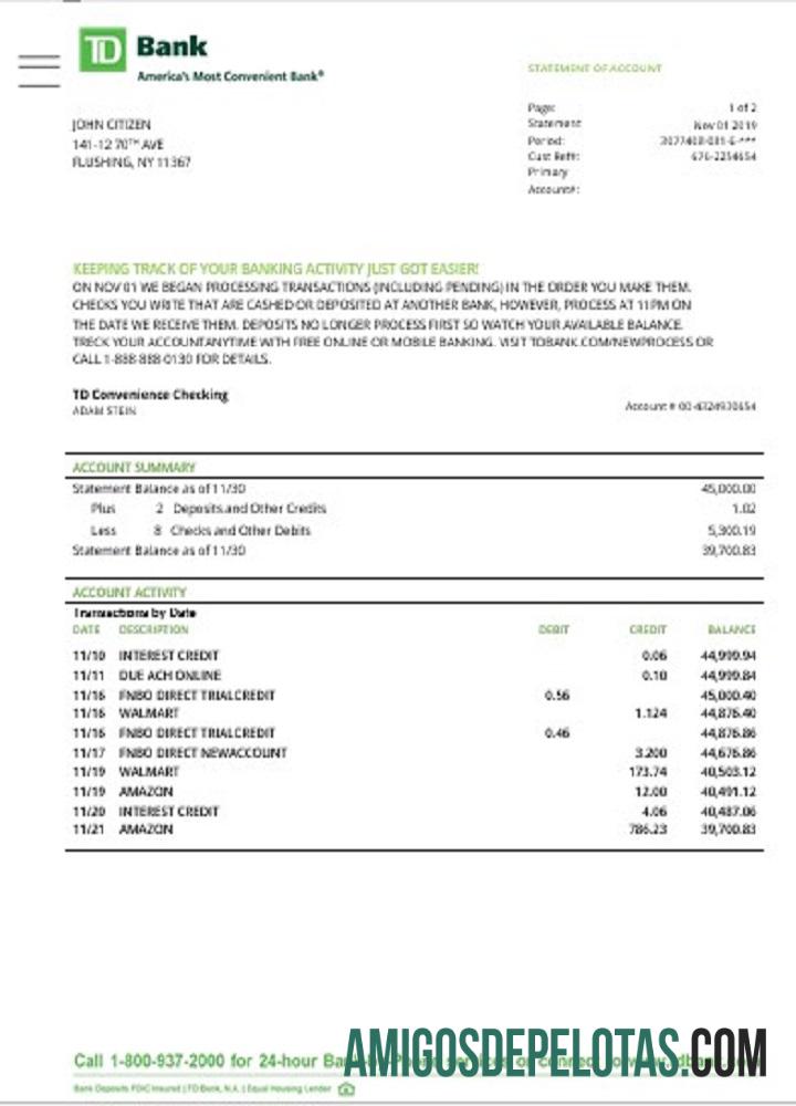 Dapat Diedit AS TD bank laporan templat, Word and PDF format (.doc and .PDF)