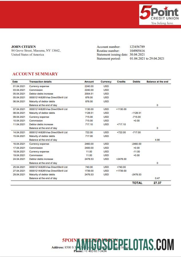 AS Texas 5Point bank J.C. desain