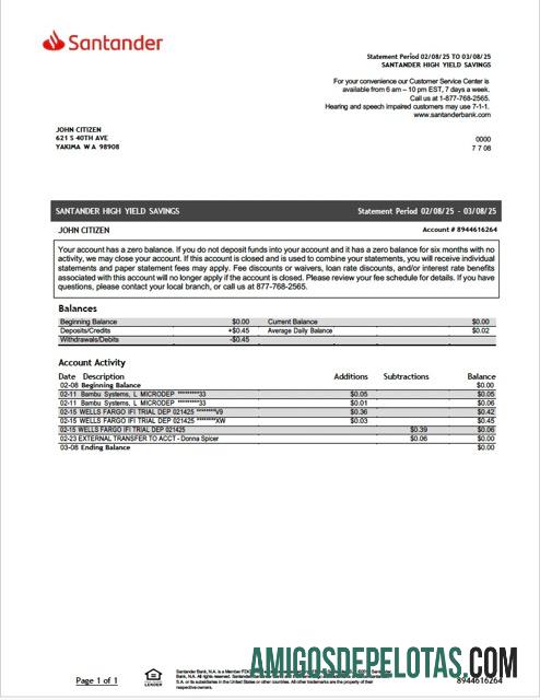 Berkualitas AS┬áSantander bank laporan┬áWord and PDF templat