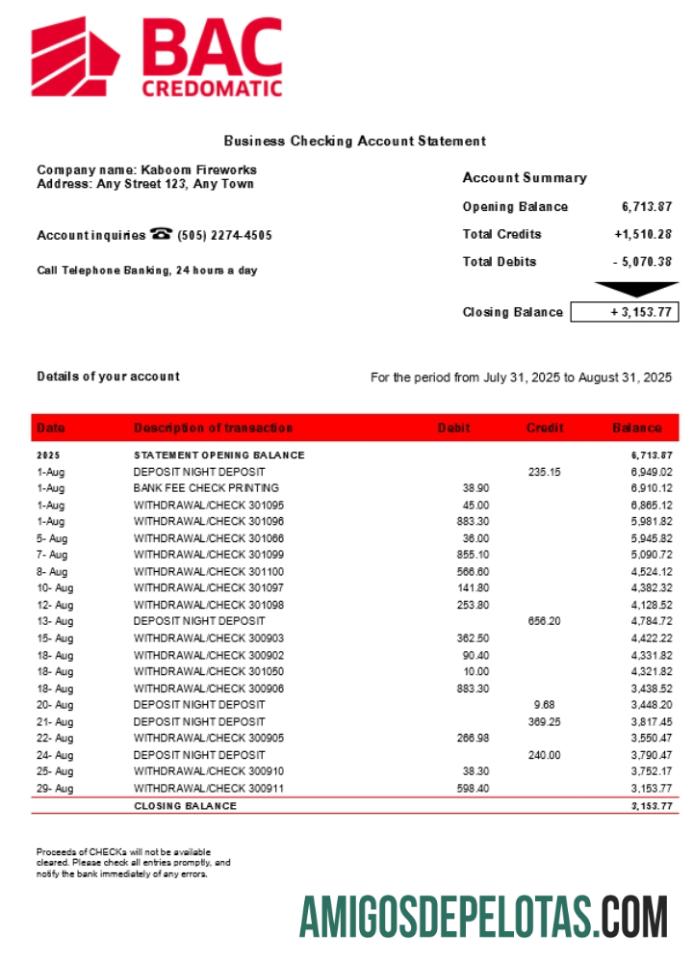 BAC Credomatic enterprise laporan Word and PDF format (1) desain