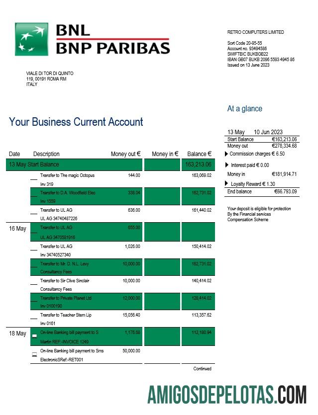 Berkualitas BNL bank enterprise laporan Word and PDF templat