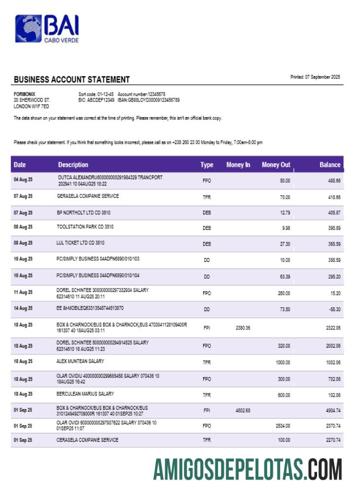 Banco Africano de Investimentos bisnis bank laporan Word and PDF format desain