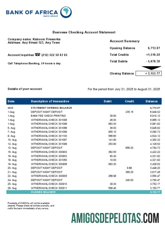 bank of Africa bisnis bank laporan Word and PDF format (1) pratinjau