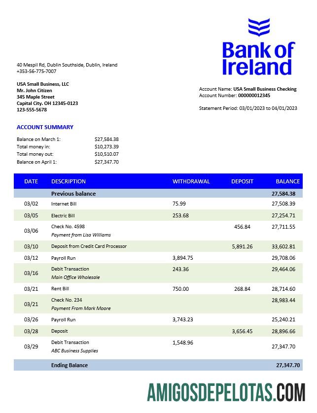 Dapat Diedit bank of Irlandia enterprise laporan Word and PDF templat