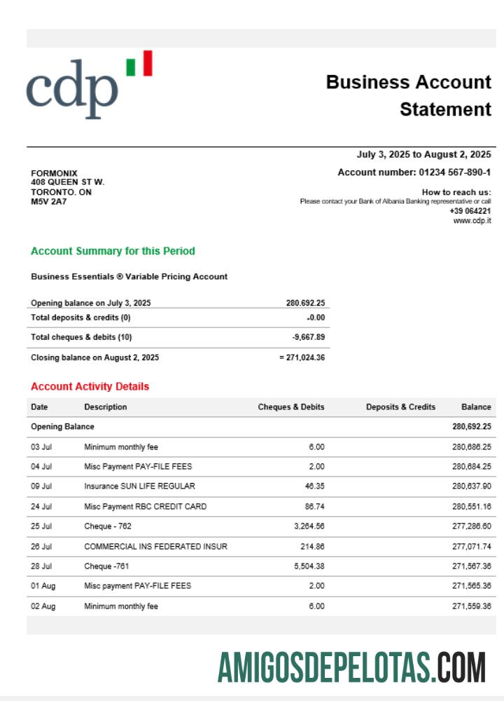 Cassa Depositi e Prestiti bisnis firm laporan Word and PDF format makering