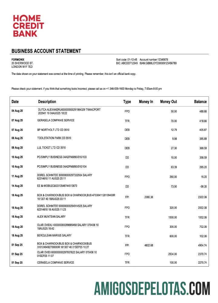 Premium Rusia Home Kredit firm rekening laporan Word and PDF templat