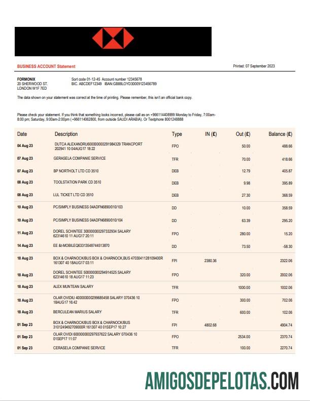 Premium Arab Saudi British bank bisnis laporan Word and PDF templat
