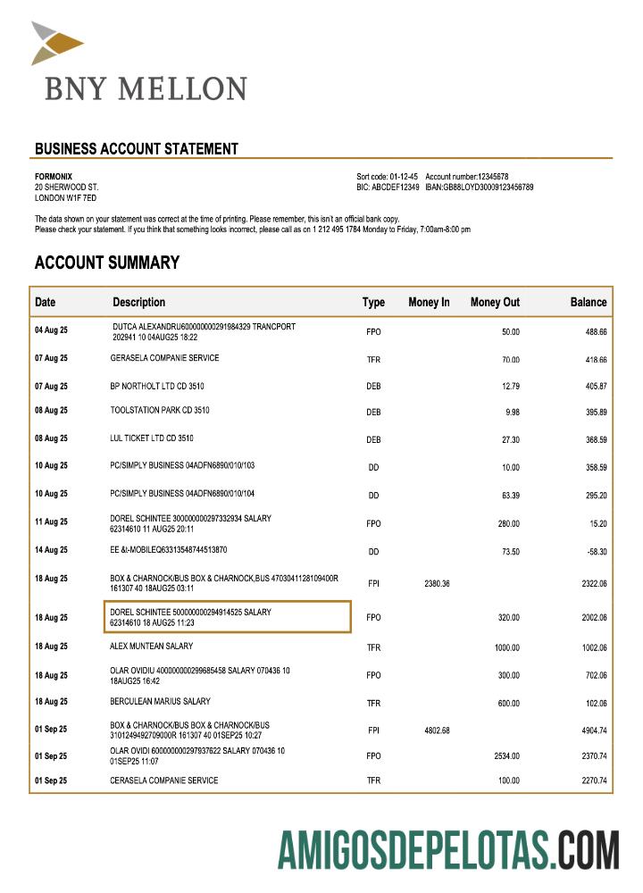 Berkualitas AS bank of Baru York Mellon organization laporan Word and PDF templat