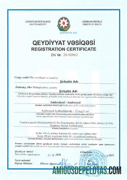 Azerbaijan pendaftaran sertifikat desain