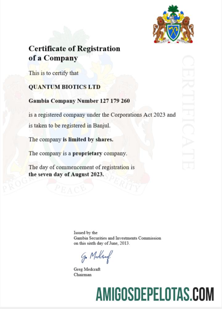 Dapat Diedit Gambia sertifikat of pendaftaran Word and PDF templat