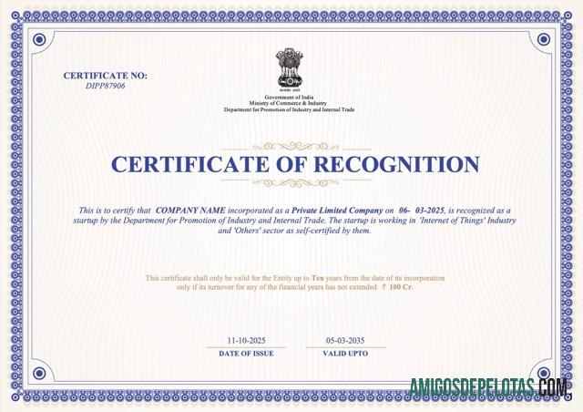 Dapat Diedit India sertifikat of recognition Word and PDF templat