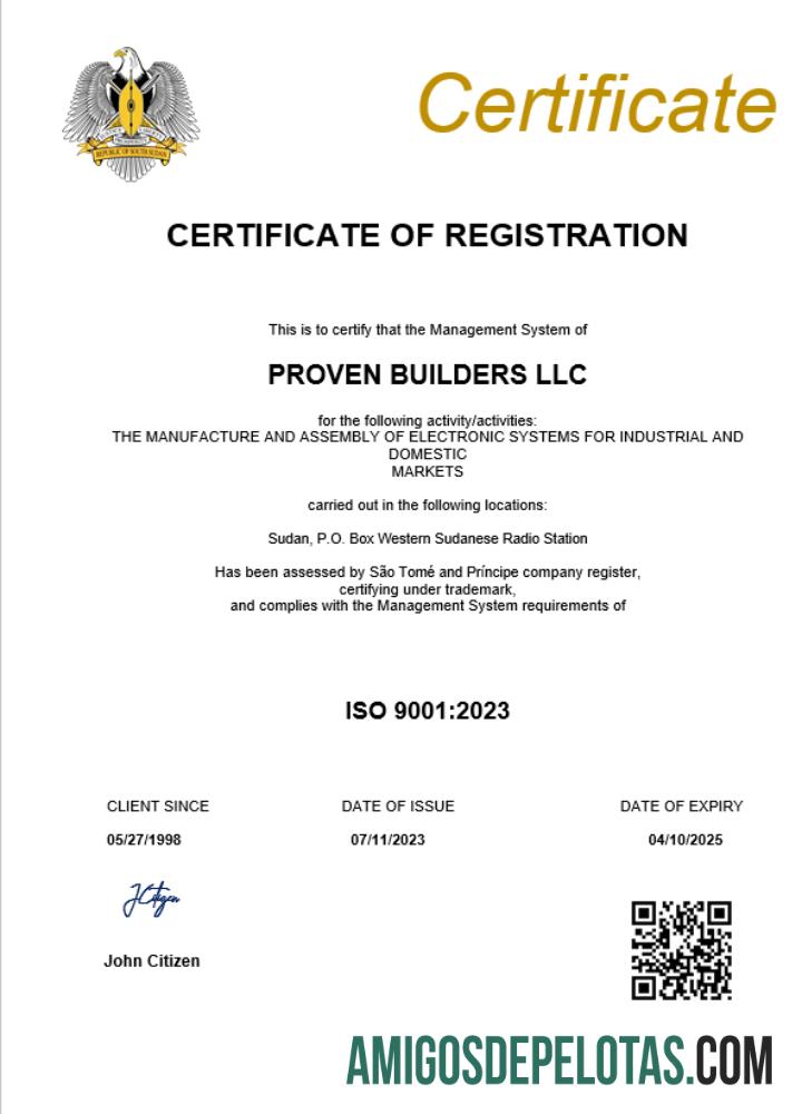 Profesional Sudan bisnis pendaftaran sertifikat Word and PDF templat