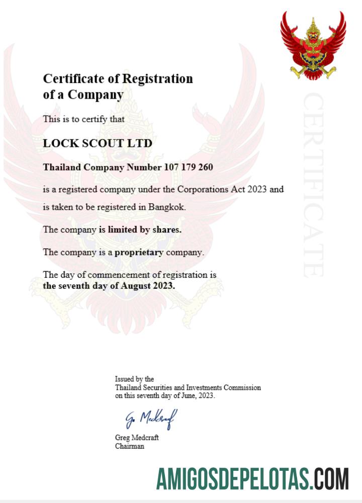 Dapat Diedit Thailand bisnis pendaftaran sertifikat Word and PDF templat