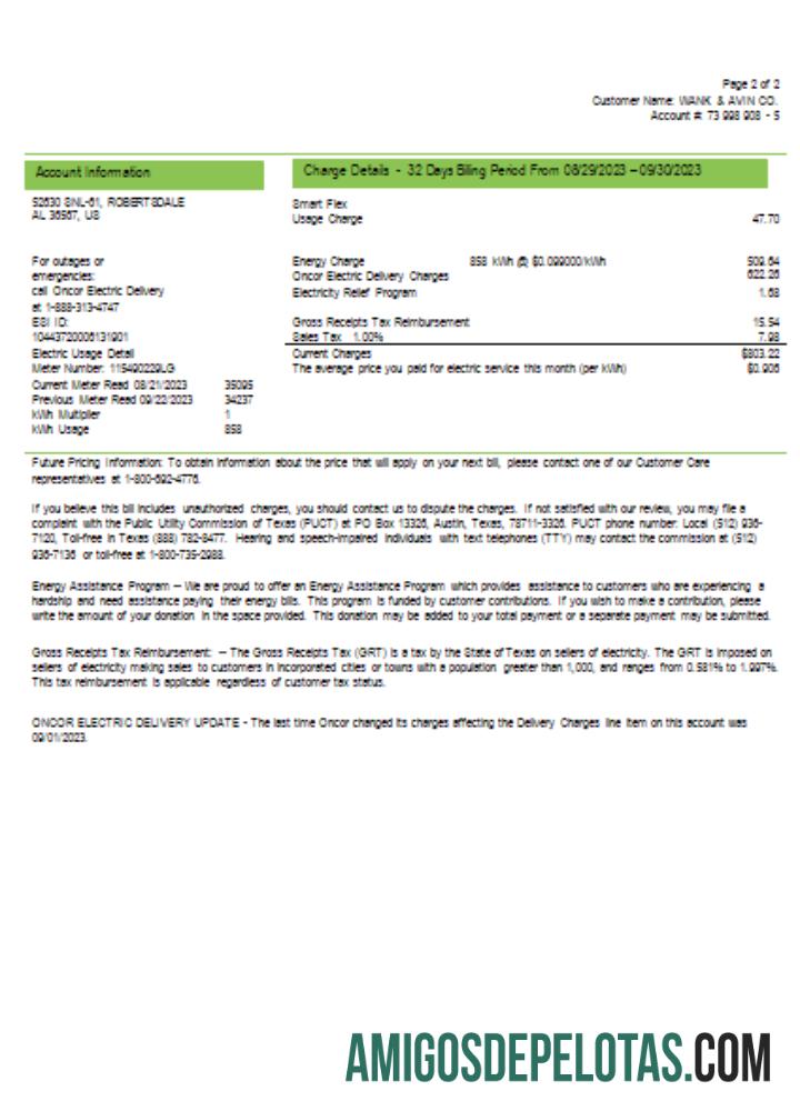 Ameren Missouri Listrik Tagihan bisnis Tagihan, , Halaman 2, SCR pratinjau