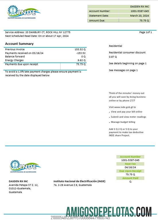 Premium Hong Kong CLP Power Hong Kong Limited bisnis Tagihan Tagihan templat in Word and PDF format
