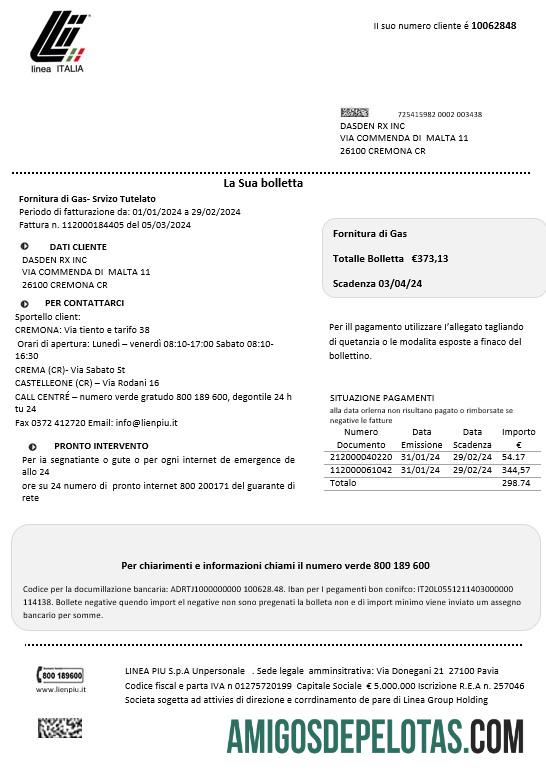 Dapat Diedit Italia Linea Italia bisnis Tagihan Tagihan templat in Word and PDF format
