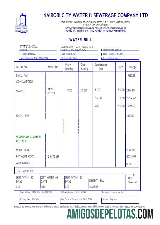 Korea Eximbank bisnis Tagihan Tagihan in Word and PDF format, good for address prove pratinjau