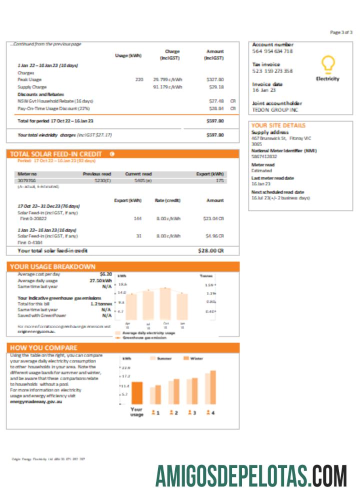 Baru South Wales (NSW) Origin Listrik Tagihan bisnis Tagihan, SCR, Halaman 3 desain