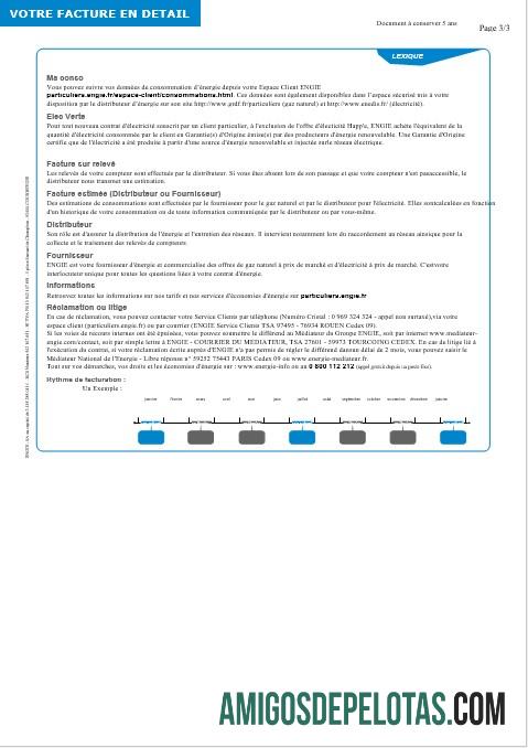 Premium Inggris Raya ENGIE bisnis Tagihan Tagihan Word and PDF templat 3