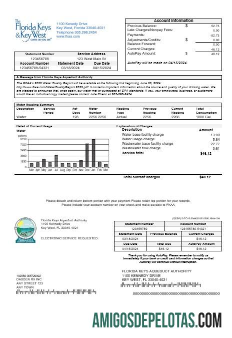 Profesional AS Florida Florida Keys bisnis Tagihan Tagihan templat in Word and PDF format