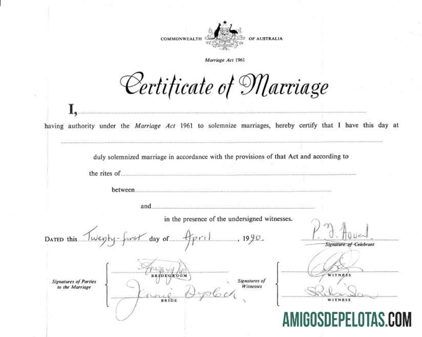 Australia pernikahan registrar sertifikat of pernikahan desain