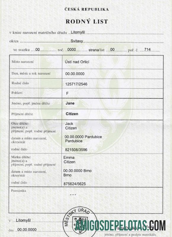 Profesional Republik Ceko kelahiran sertifikat fully Dapat Diedit templat in PSD format