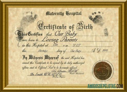 Maternity hospital kelahiran sertifikat templat